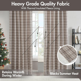 Madison Park Anaheim fleece lining adds privacy and warmth