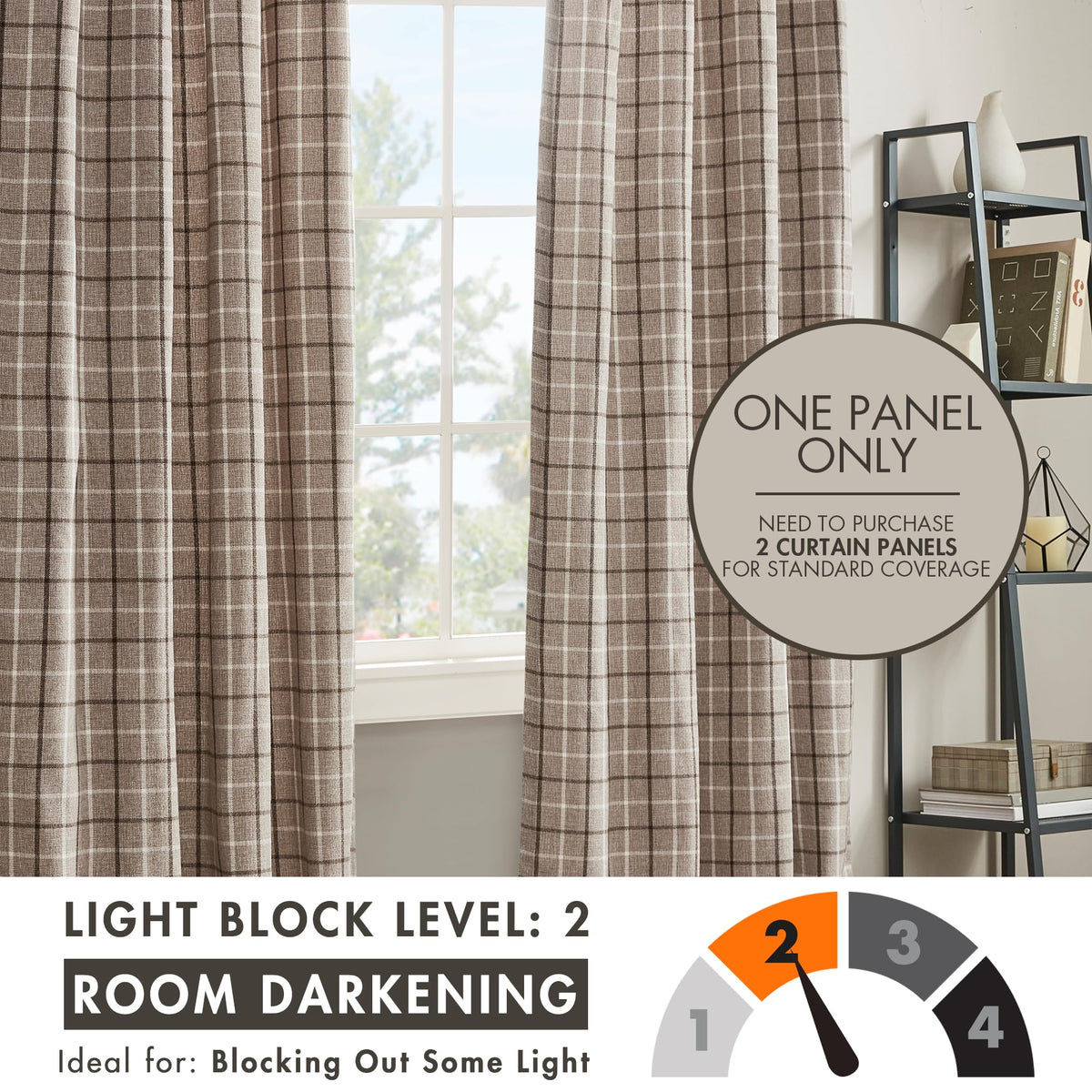 Madison Park Anaheim room darkening panel for restful spaces