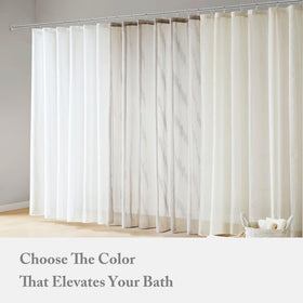 Madison Park Anna fabric is machine washable for easy care.