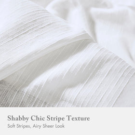 Soft ivory shade brightens your bathroom while remaining light.