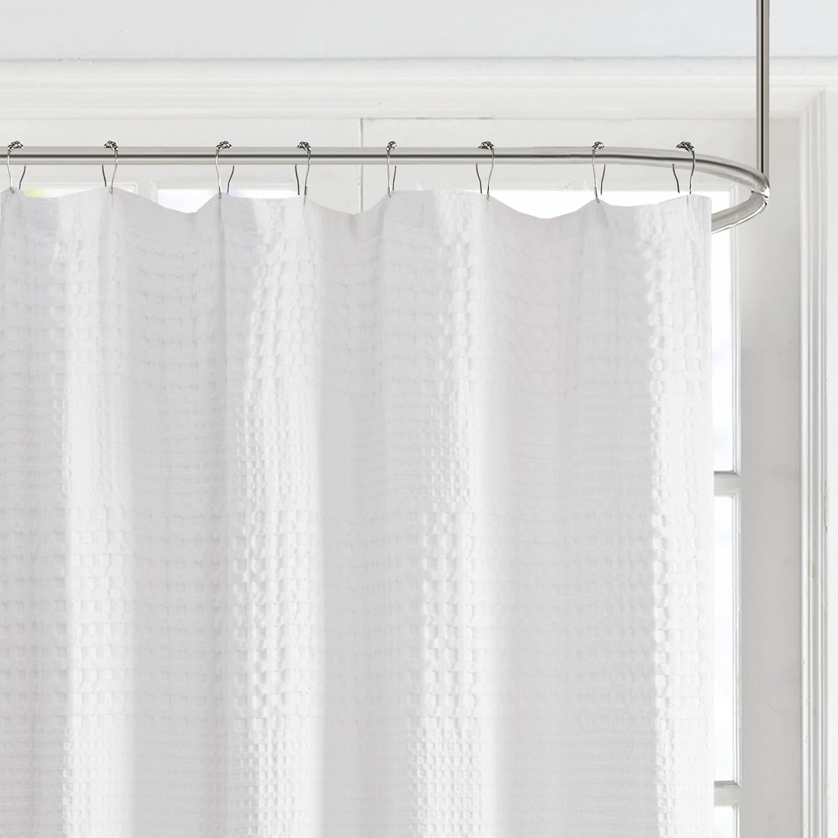 Arlo 100 percent cotton curtain provides natural feel and durability