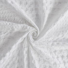 White Madison Park Arlo curtain enhances a clean modern look