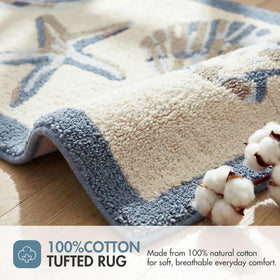 Non-slip backing on Bayside mat helps keep it securely in place.