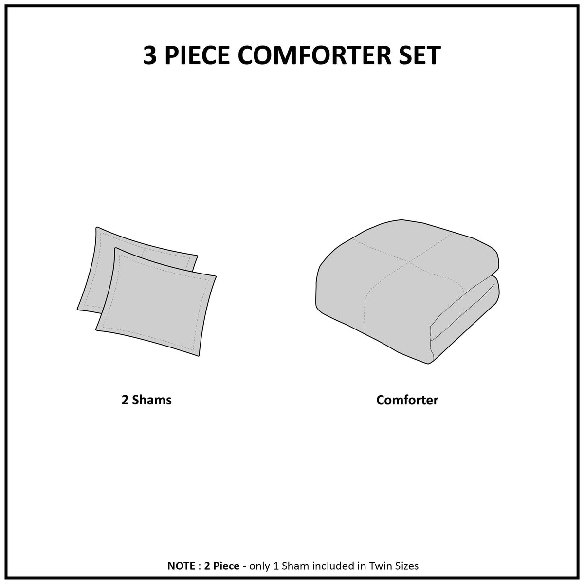 Parkston packaging shows rolled or compressed packing ready to fluff.