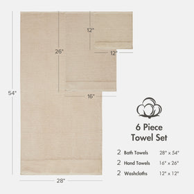 600gsm weight emphasizes high absorbency in Madison Park Spa towels