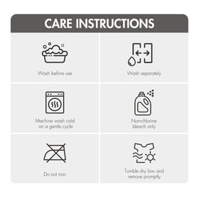 OEKO-TEX certified Madison Park Spa towels ensure safer materials