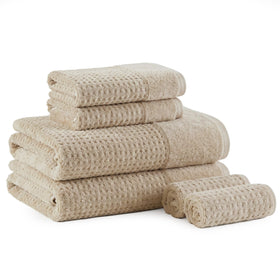Madison Park Spa waffle towel set bath towels 28x54 for plush softness and quick-dry performance