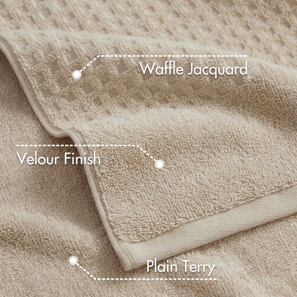Madison Park Spa waffle towel set washcloths 12x12 ideal for daily spa-like routines