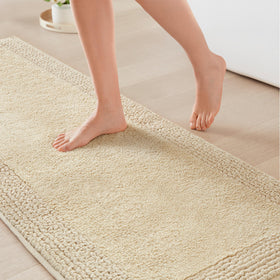 Madison Park Splendor bath rug with dense plush top for luxurious softness