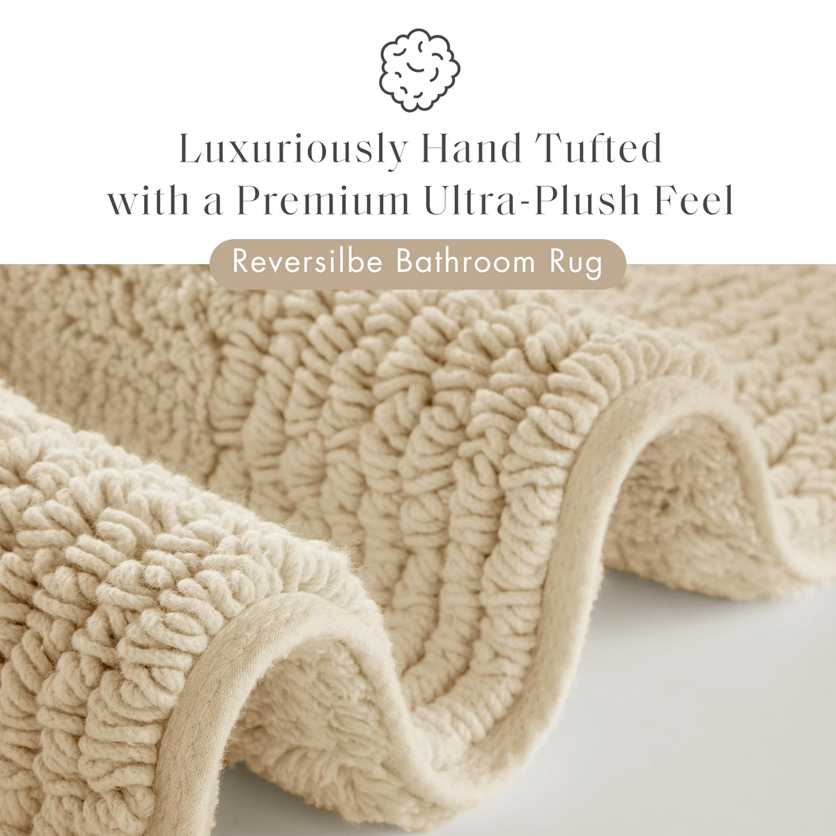 Madison Park Splendor reversible-design bath rug for two looks