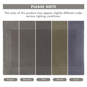 Madison Park Splendor rug paired with non-slip mat for safety