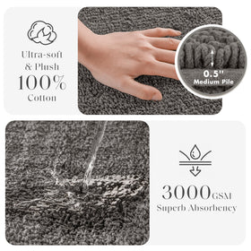 Madison Park Splendor plush-pile rug offers soft steps after showers
