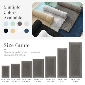 Madison Park Splendor quick-dry-absorbent rug helps stay dry after baths