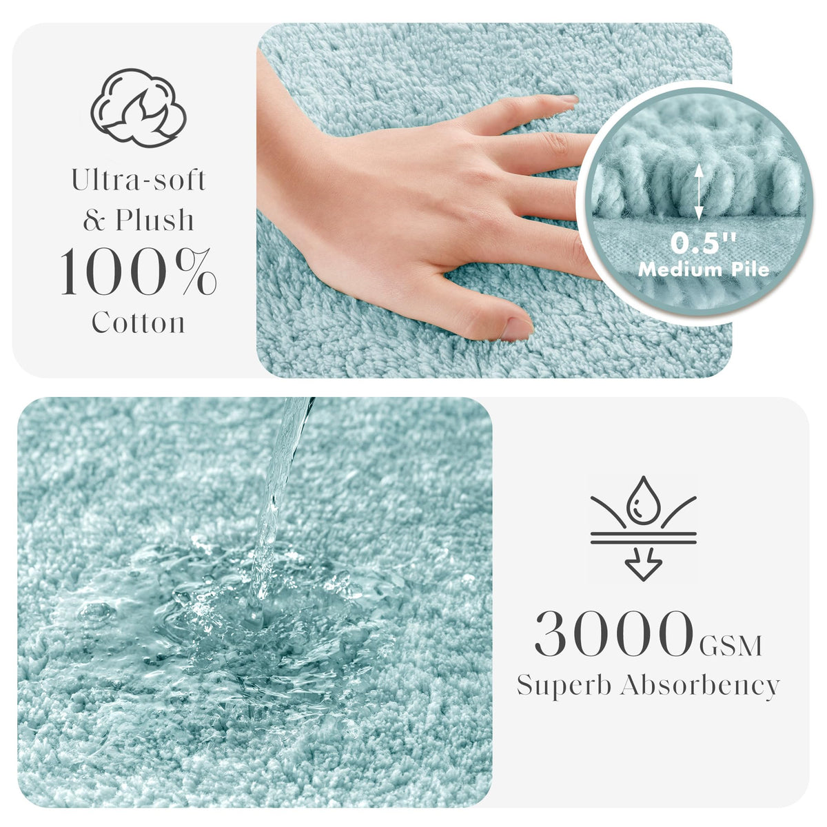 Madison Park Splendor reversible design doubles look in one rug.
