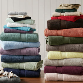 Select Madison Park towels to complement your bathroom with color-coordinated options.