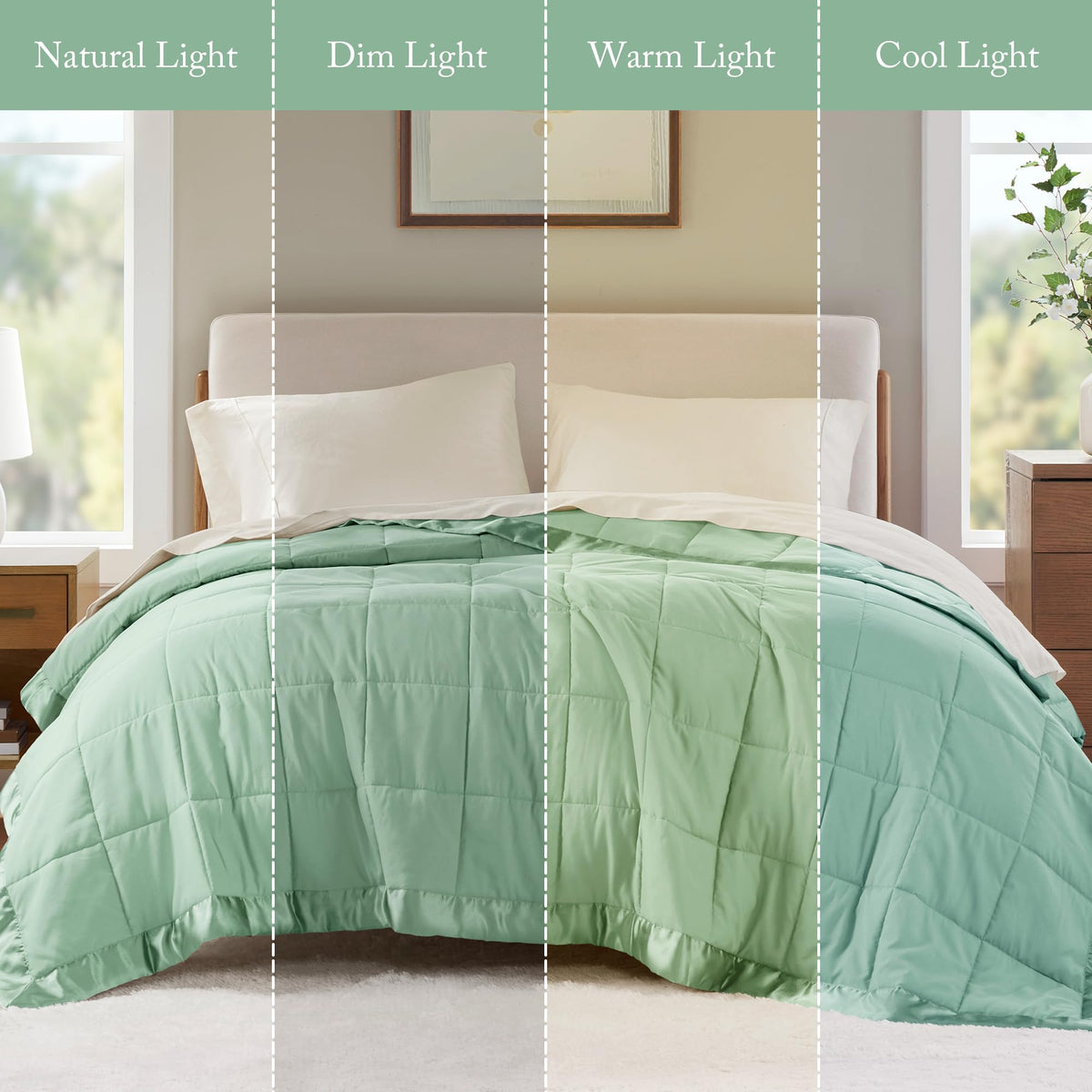Madison Park Windom in a cozy bedroom setting demonstrates versatile comfort
