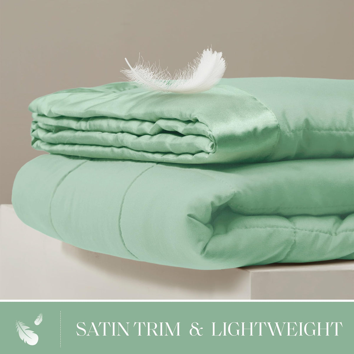 Madison Park Windom satin trim close-up highlights silky touch and refined finish