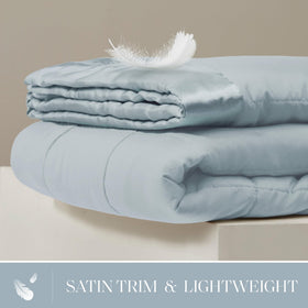Madison Park Windom microfiber fabric close-up showing soft, lofty texture