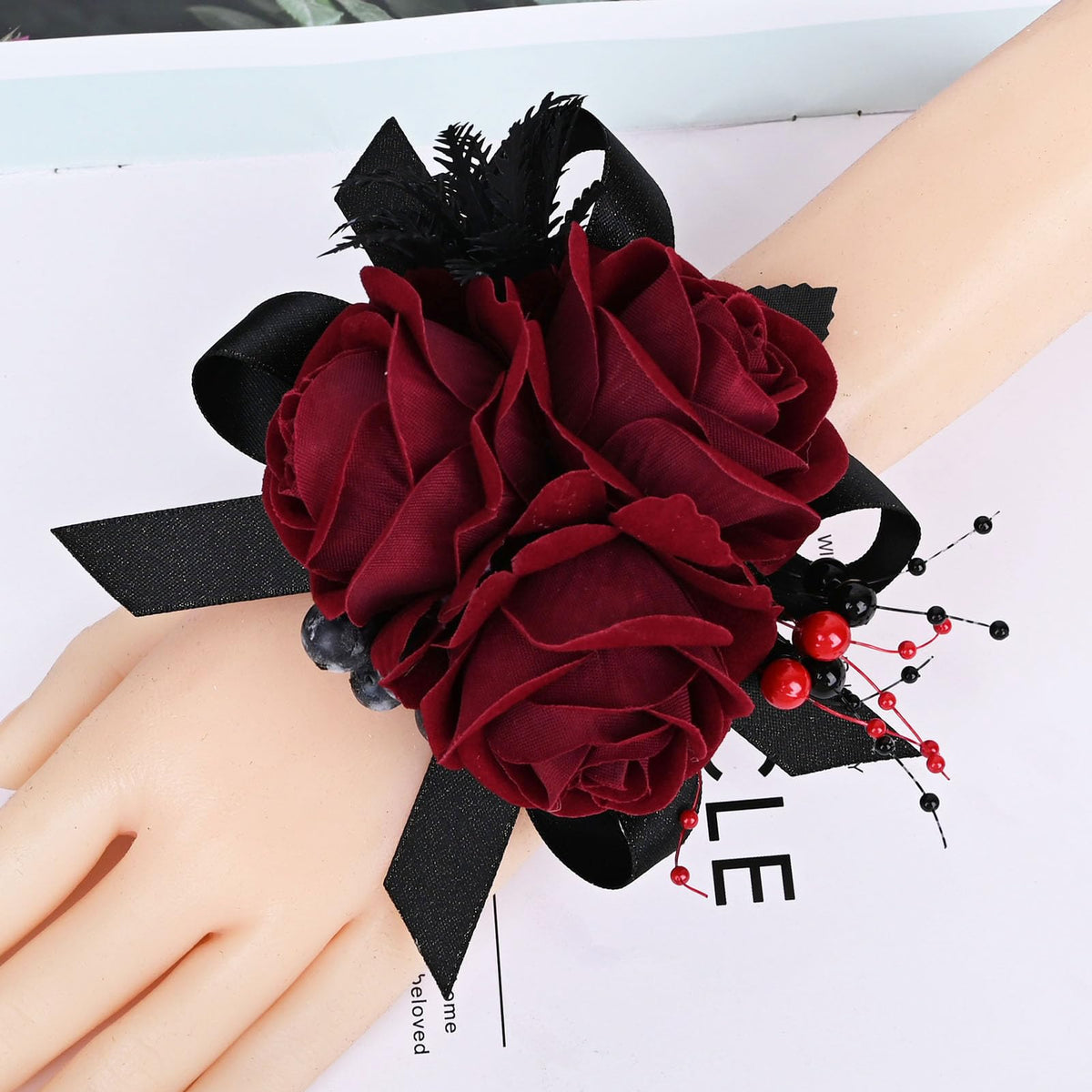 MAFELOE corsage and boutonniere set for wedding or prom
