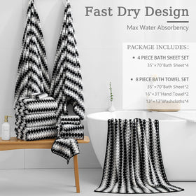 MAGGEA hand towels 16x31 for daily drying with plush feel.
