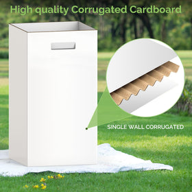 Magicheap 4-pack of extra-strong trash cans, cost-effective bulk solution.