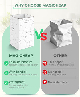 Magicheap versatile can used disposable or with bags for reuse.