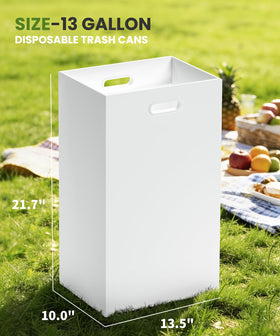 Magicheap foldable trash bin designed for compact storage after use.