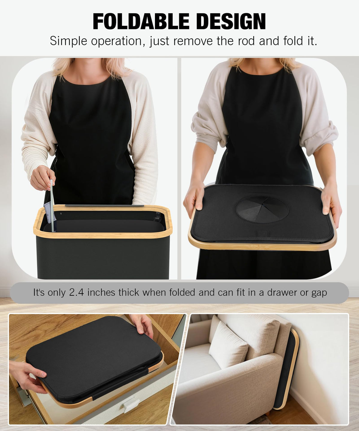 Magicheap bin placed in a kitchen corner illustrating versatile setup