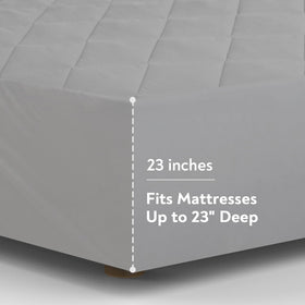 Magik & Kover breathable polyester fabric helps regulate temperature for cooler nights.
