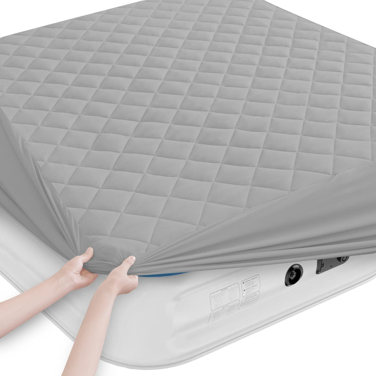 Magik & Kover queen mattress pad topper for plush comfort and protection.