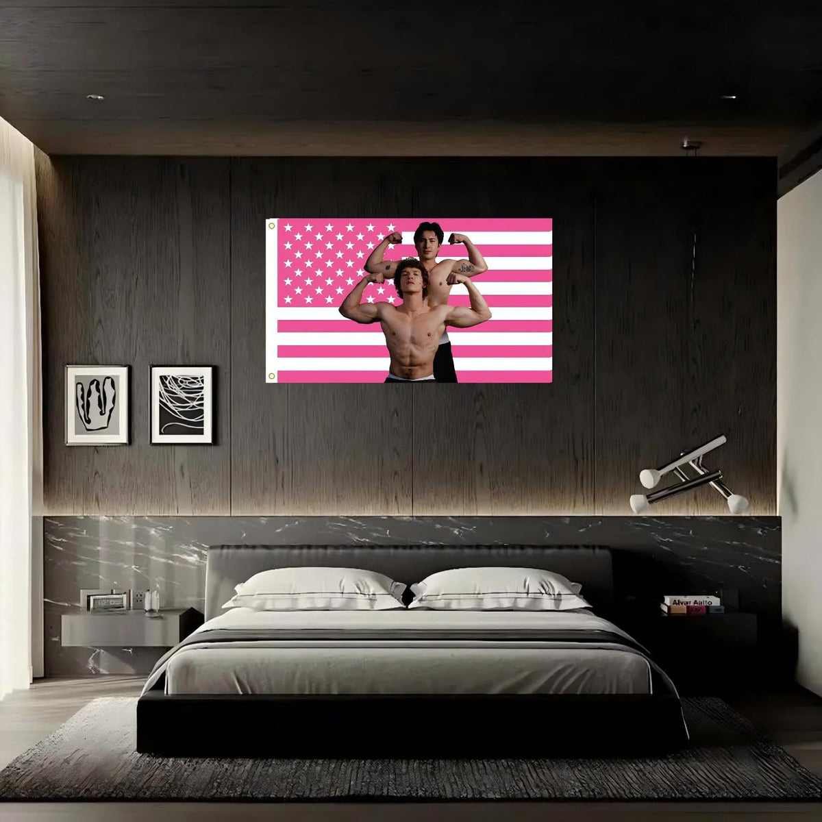 MAGJIUKE Matte-finish polyester reduces glare for comfortable display.