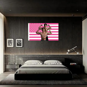 MAGJIUKE Matte-finish polyester reduces glare for comfortable display.