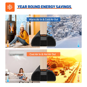 MAGZO seals air and light, helping keep rooms comfortable year-round.