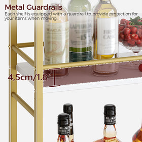 MAHANCRIS bar cart beverage station ready for gatherings.