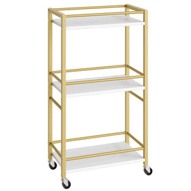 MAHANCRIS bar cart compact and portable for small spaces.