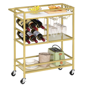 MAHANCRIS Bar Cart easy assembly with included hardware