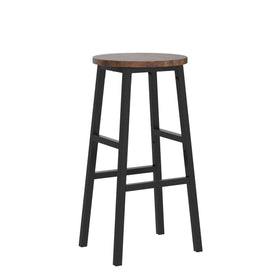 MAHANCRIS stool with smooth edges for safe seating and easy care