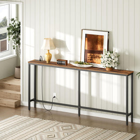 MAHANCRIS narrow design console table fits tight spaces beautifully