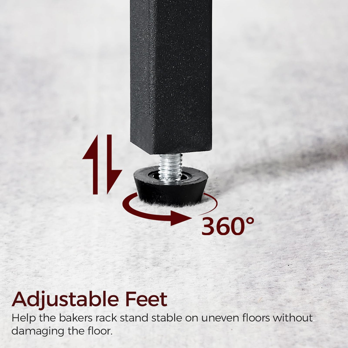 MAHANCRIS rack adapts to dining rooms and small offices.