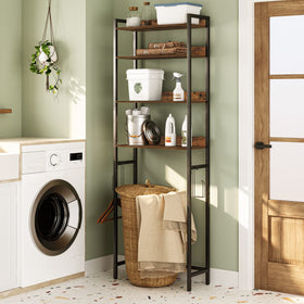 MAHANCRIS easy assembly toilet shelf simplifies setup with included tools