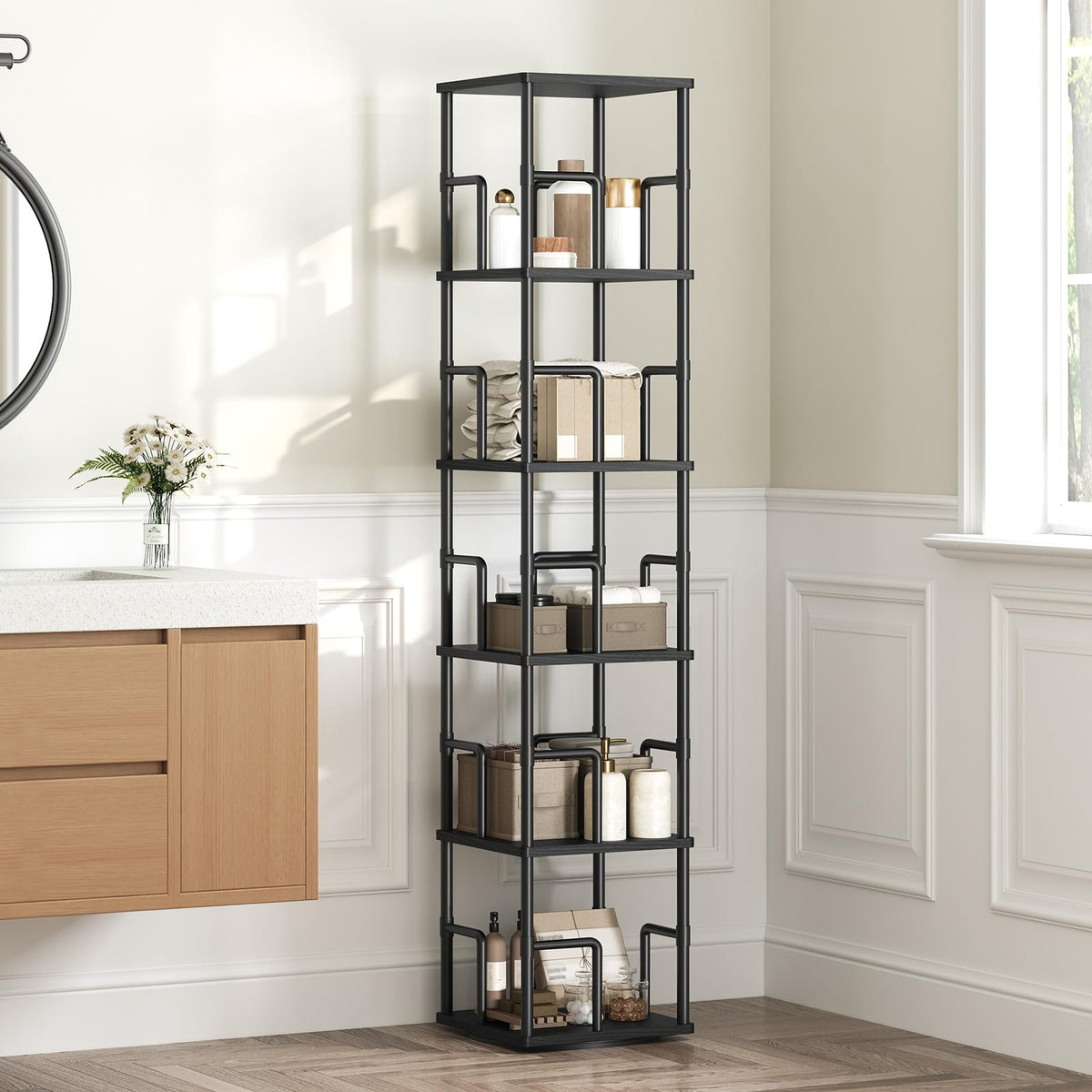 MAHANCRIS living-room versatility: display books, plants, and keepsakes attractively.
