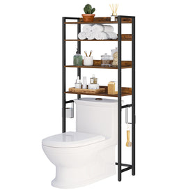 MAHANCRIS multi purpose storage rack fits bathroom laundry or entryway