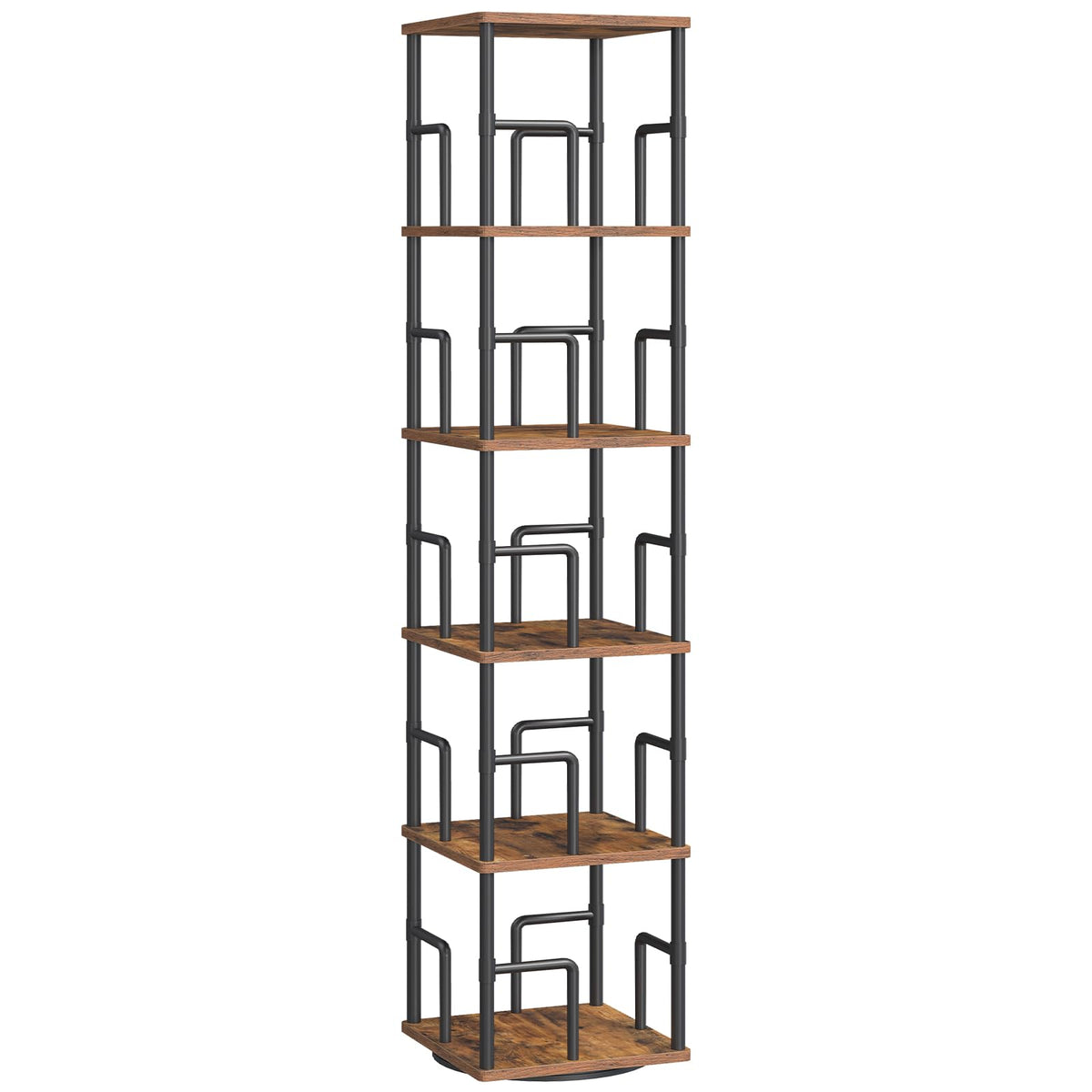 MAHANCRIS fits living room, bedroom, or study with rustic brown and black finish.
