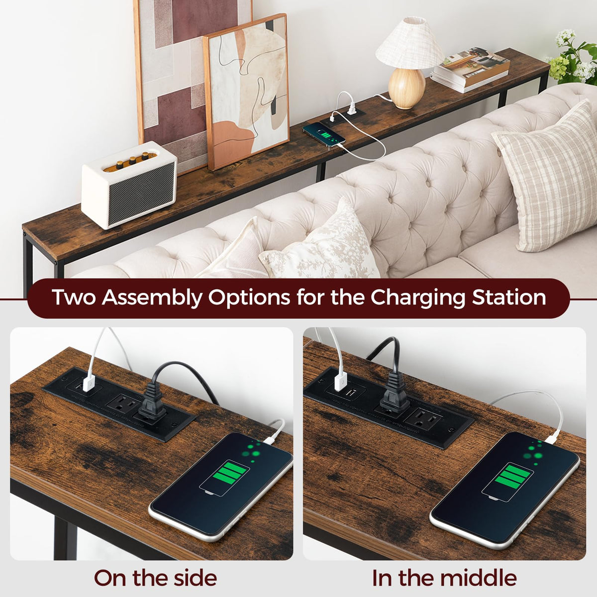 MAHANCRIS slim profile ideal for apartments and dorm rooms.