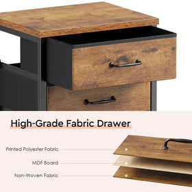 Industrial steel frame and particleboard in Maihail cabinet construction.
