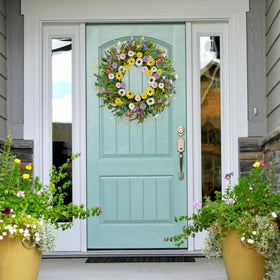 MAINGKAUNG wreath displayed indoors as a decorative centerpiece or wall accent.