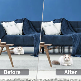 MAINTEEE L-shaped blockers fit sofa bottoms higher than 6.7 inches