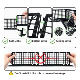 MAINTEEE blockers configured in ladder and chimney shapes for versatile use