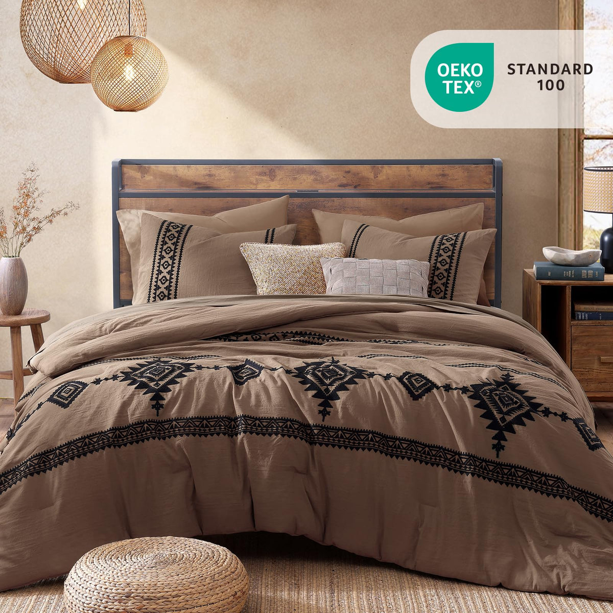 MaiRêve boho western pattern showcases a trendy, soothing aesthetic ideal for cozy retreats.