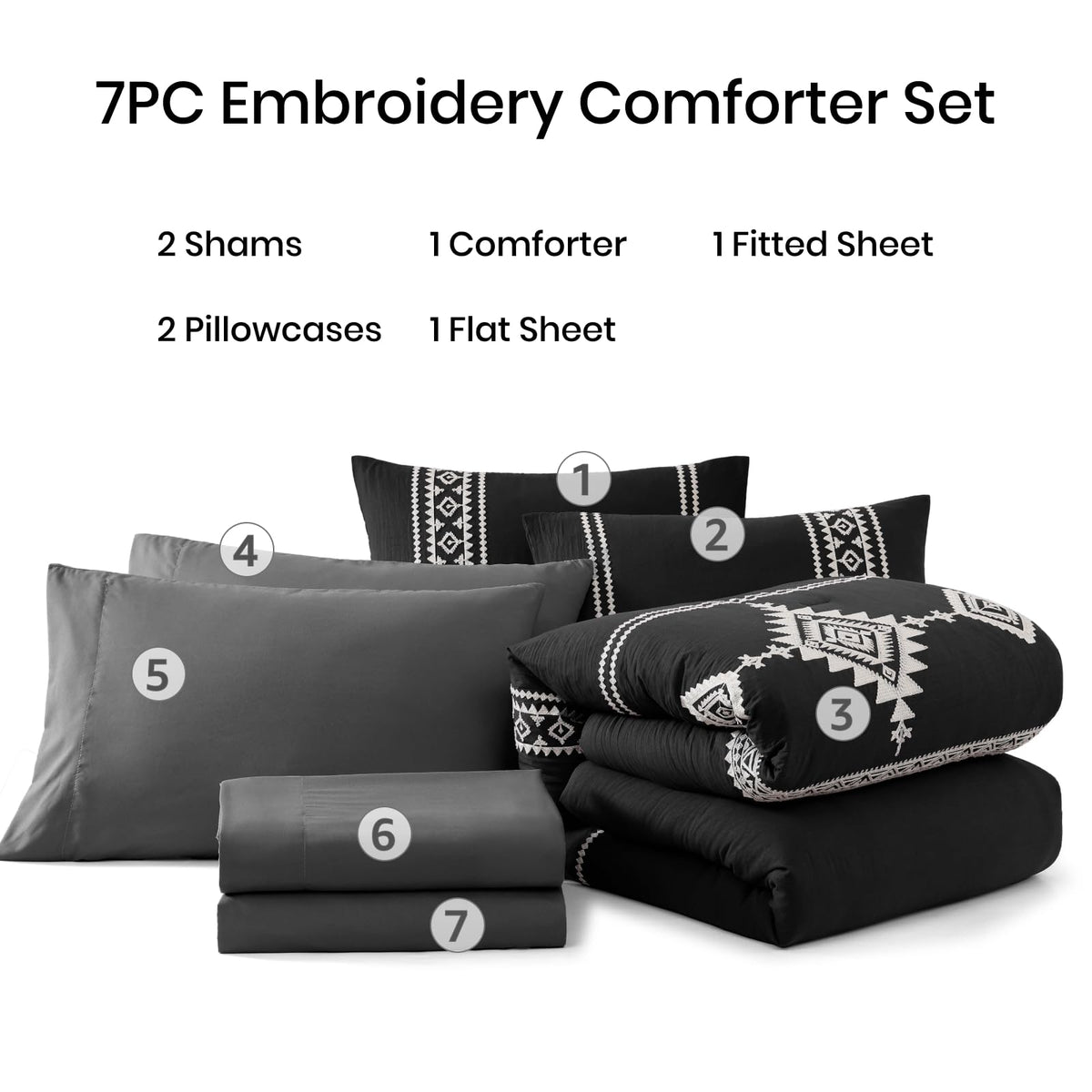 MaiRêve pillowcases match the set for complete bed-in-a-bag convenience